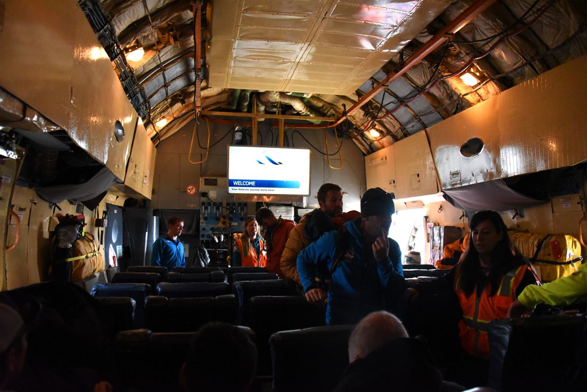 03A We Filled The Seats From The Rear Of The Air Almaty Ilyushin Airplane To Fly To Union Glacier In Antarctica